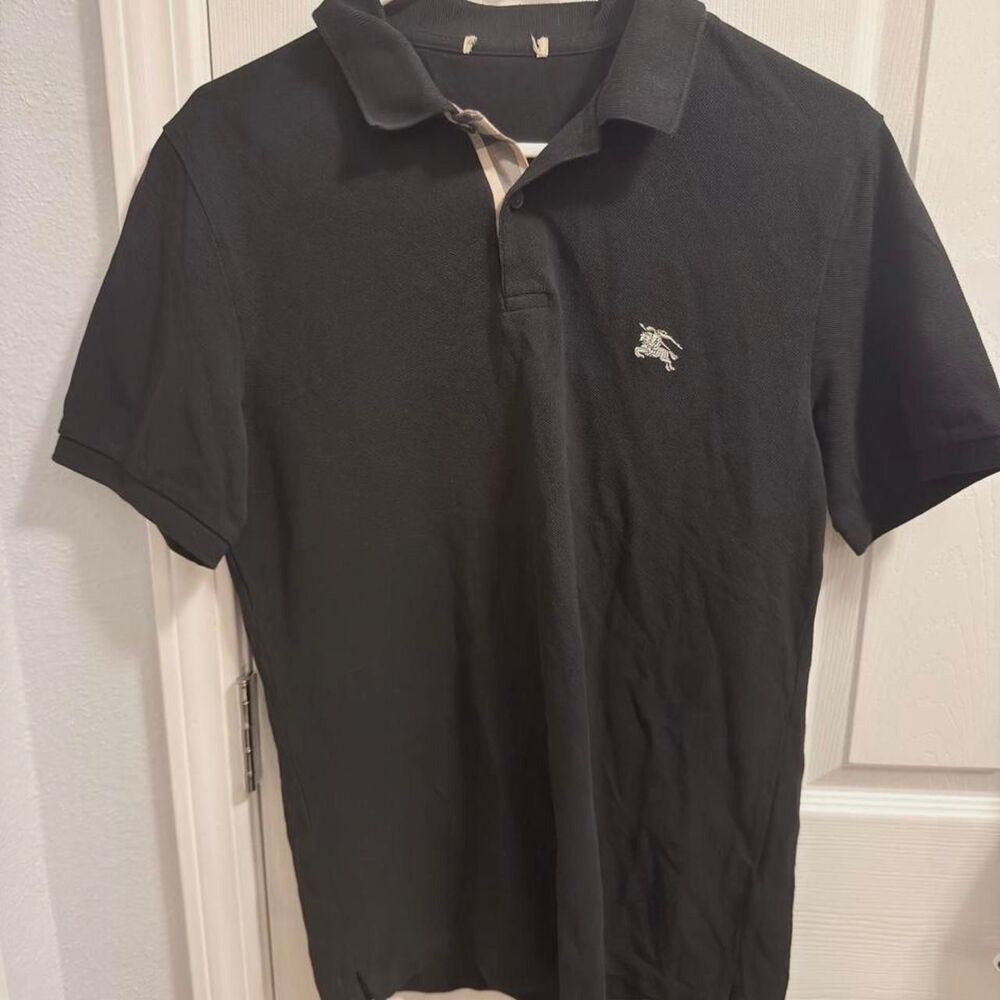 (2010-2015) Burberry Brit Oversized EKD Polo - Black (No Size Tag)